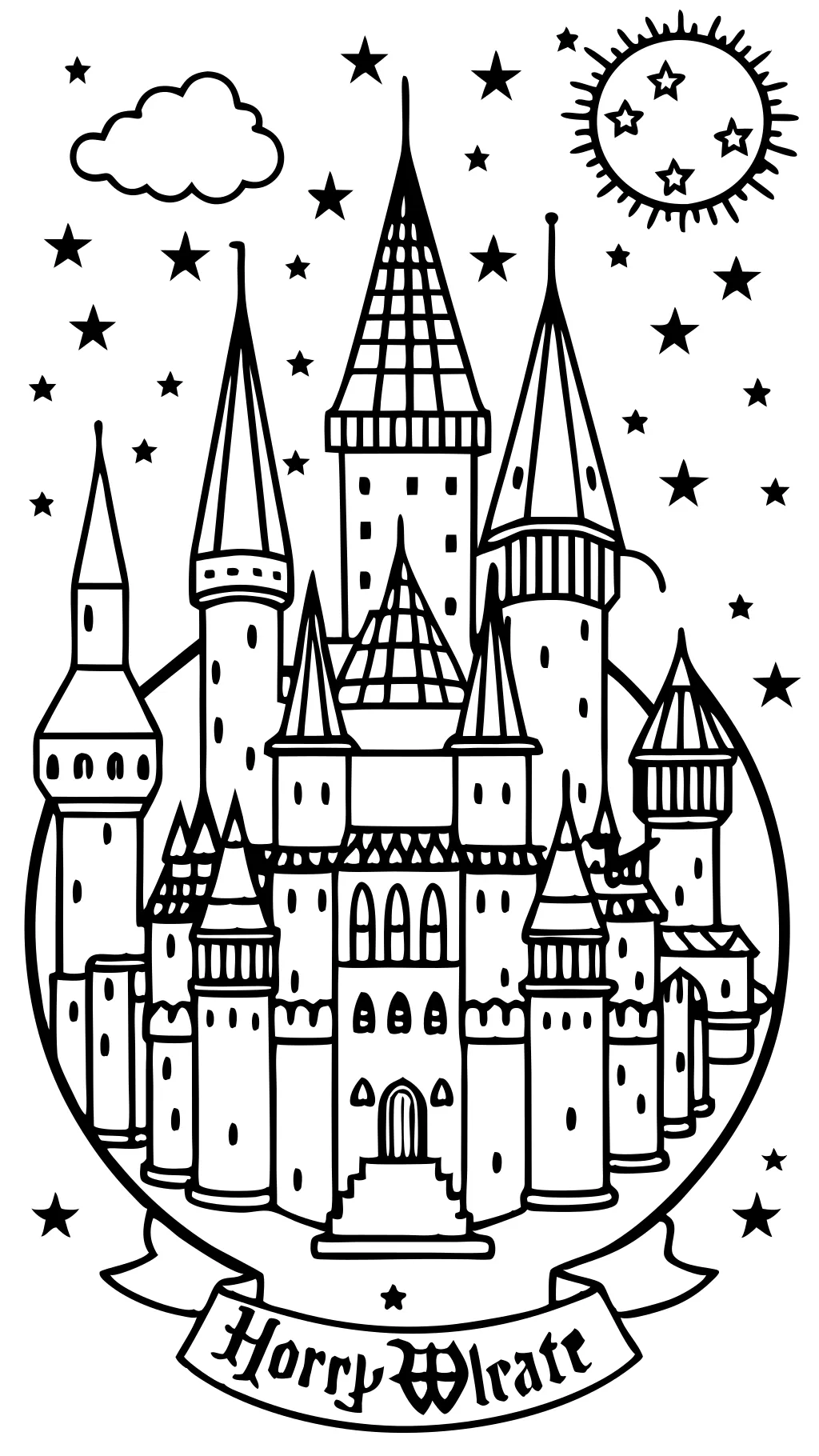 harry potter coloring pages for adults